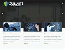 Tablet Screenshot of clinicacuidarte.com.br